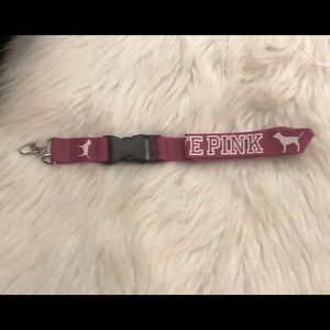 PINK VS Lanyard for keys or I.D.  New